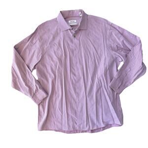Calvin Klein Lavender Pink Men’s Dress Shirt 17.5 32/33